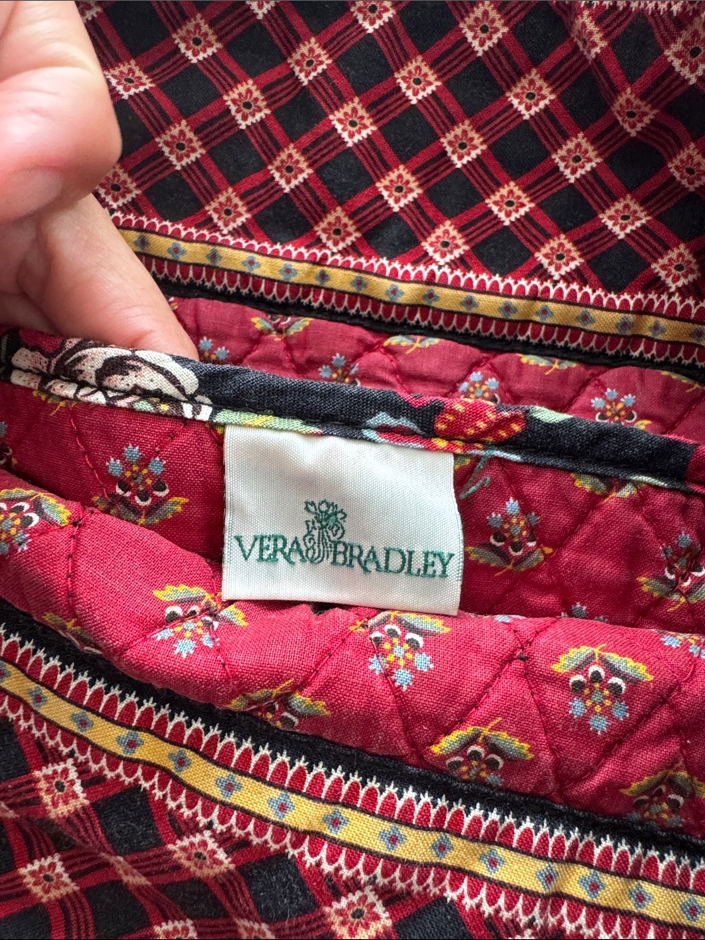Vera Bradley Quilted Floral Tote Bag - Picture 2 of 6